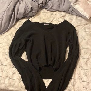 black vintage sweater
